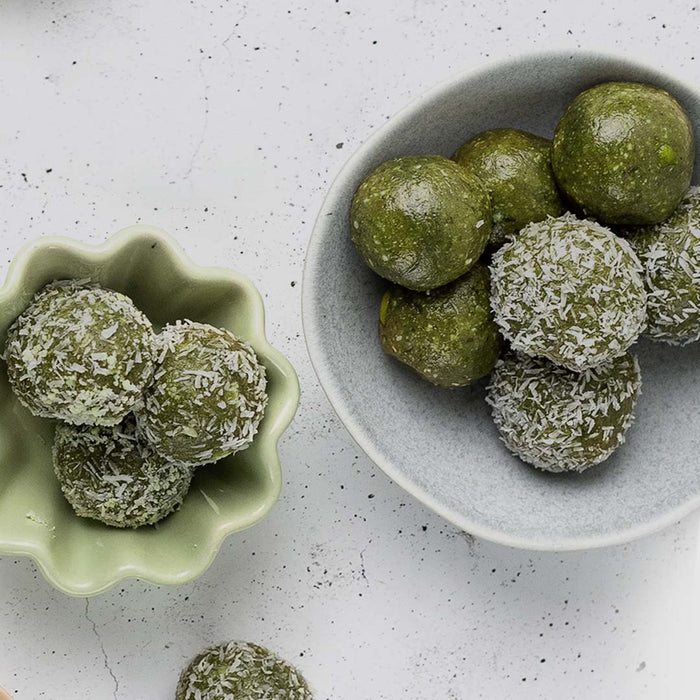 green lemon blissballs