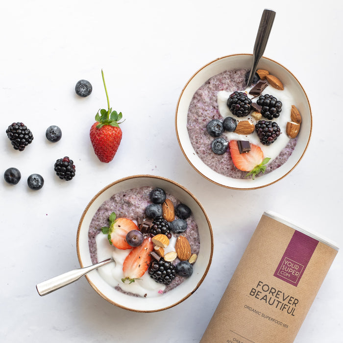 Beeren Chia Pudding