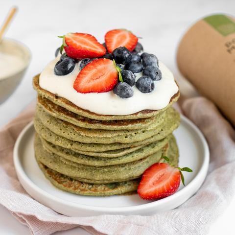 Matcha-Pfannkuchen