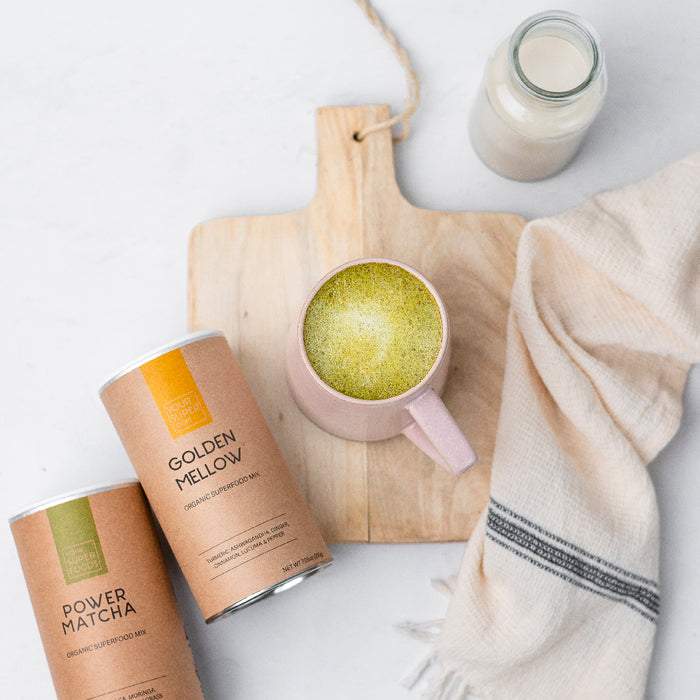 Goldener Matcha Latte