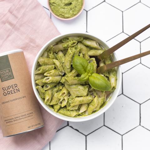 Vegane Pesto Pasta